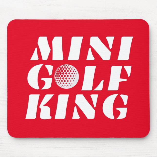 Mousepad Minigolf King Minigolfer Campeão (Frente)