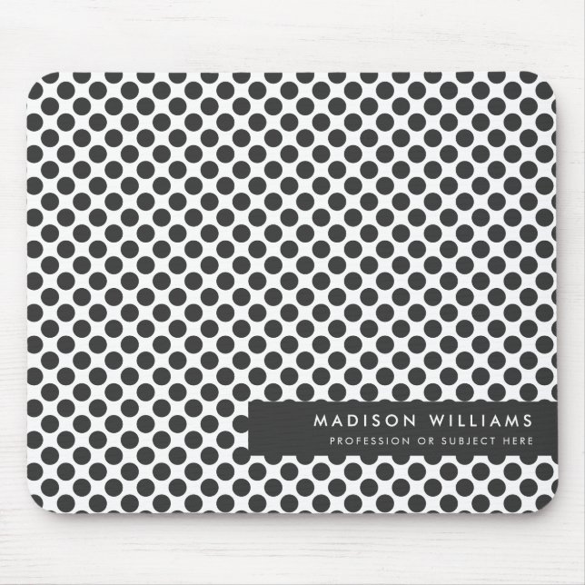Mousepad Mínimo de cliente do mouse moderno (Frente)