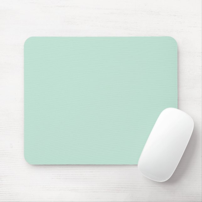 Mousepad Mínimo de menta de Seafoam verde e sólida (Com mouse)
