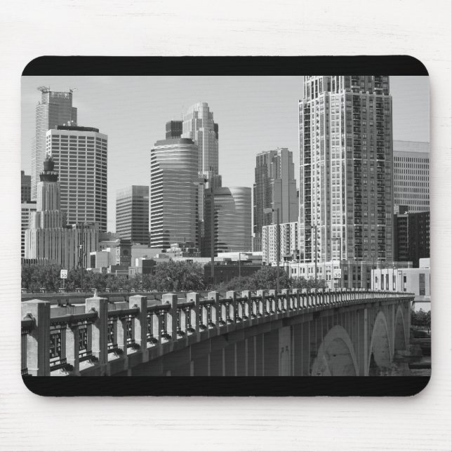 Mousepad Minneapolis - Linha Do Céu À Luz Do Dia (Frente)