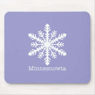 Mousepad Minnesnowta Snowflake