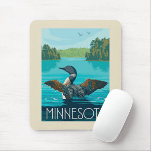 Mousepad Minnesota Loon