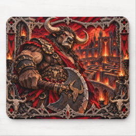 Mousepad Minotauro, Monstro de Corte de Papel