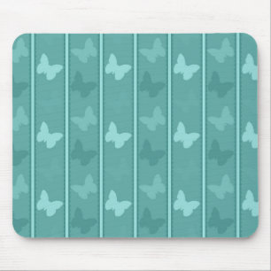Mousepad Mint Butterflies