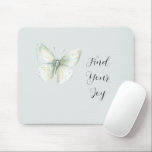 Mousepad Mint Butterfly Joy<br><div class="desc">Mint Butterfly Joy</div>