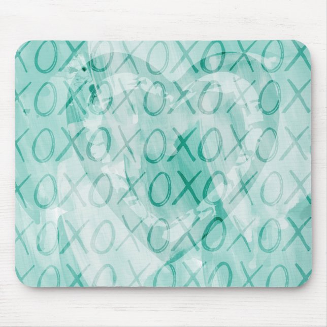 Mousepad Mint XOXO Love (Frente)