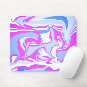 Mousepad Mira rosa e azul