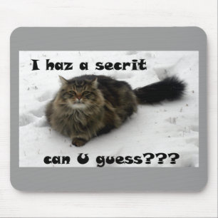 Mousepad Mischievous Maine Coon na neve