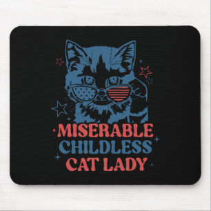 Mousepad Miseráveis Mulheres De Gato Para Kamala Harris 2