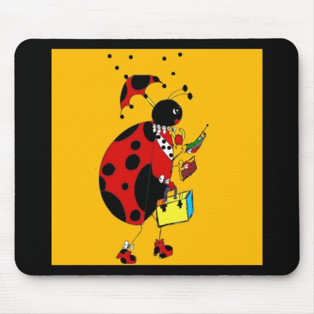 Mousepad Miss Ladybug (Frente)