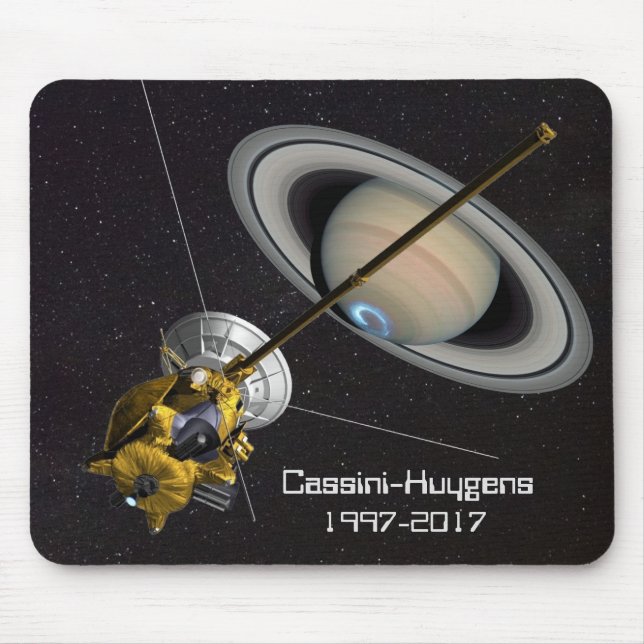 Mousepad Missão Cassini Huygens a Saturno (Frente)