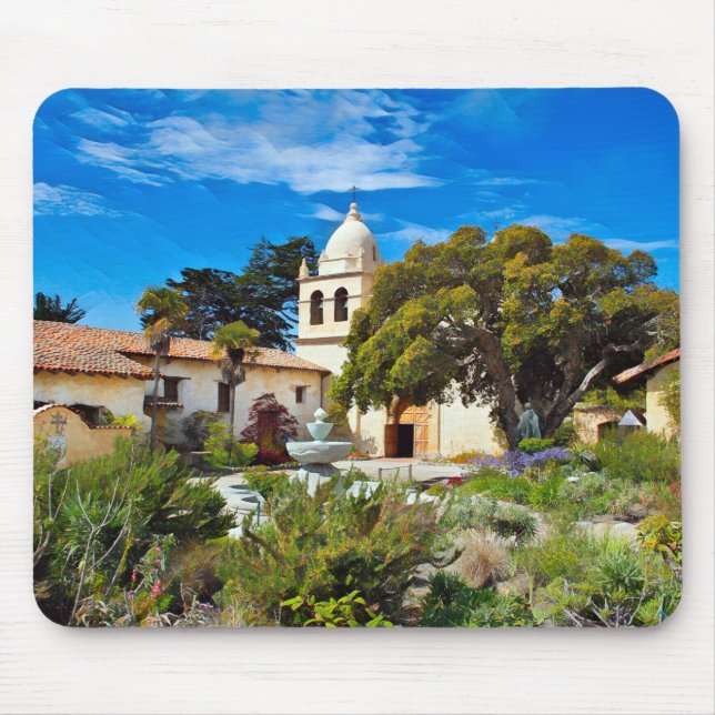 Mousepad MISSÃO DE CARMEL - Pad do Mouse BASILICA (Frente)