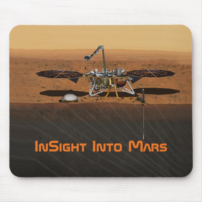 Mousepad Missão Lander InSight Mars (Frente)