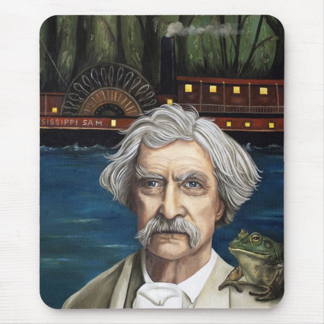 Mousepad Mississippi Sam Aka Mark Twain (Frente)