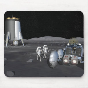 Mousepad Missões futuras 3 da exploração do espaço