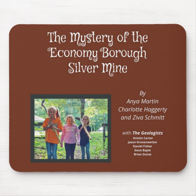 Mousepad Mistério da mina de prata do distrito econômico (Frente)