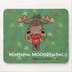 Mousepad Mistletoe MOOSEtache