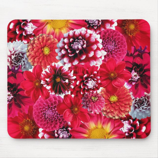 Mousepad Mistura de Flor Vermelha (Frente)