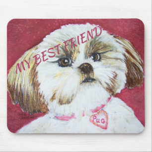 MOUSEPAD MISTURA DE SHIH TZU DO BRINQUEDO