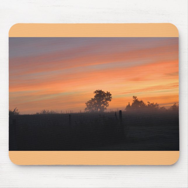 Mousepad Mistura manhã no nascer do sol (Frente)