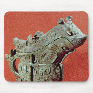 Mousepad Misturador ritual do vinho do "kuang" na forma de
