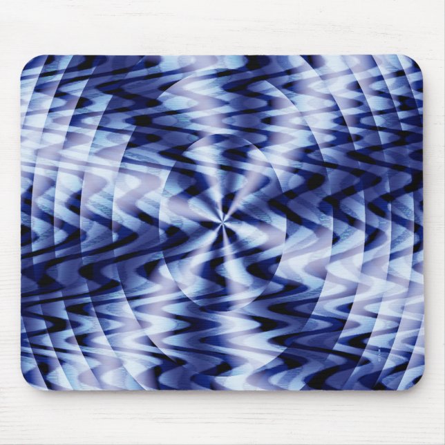 Mousepad Misturando em ondas azuis... (Frente)