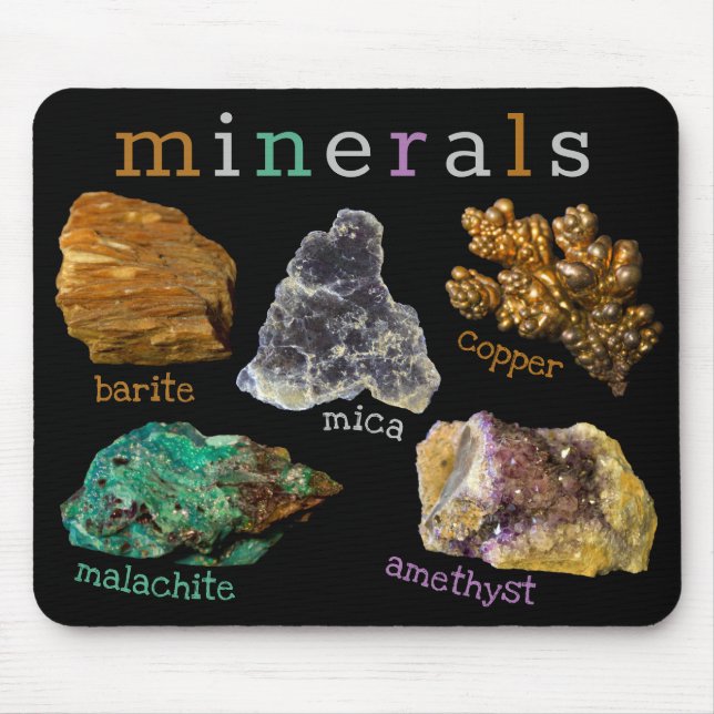 Mousepad Misturas Minerais Rock Nature Fotografia (Frente)