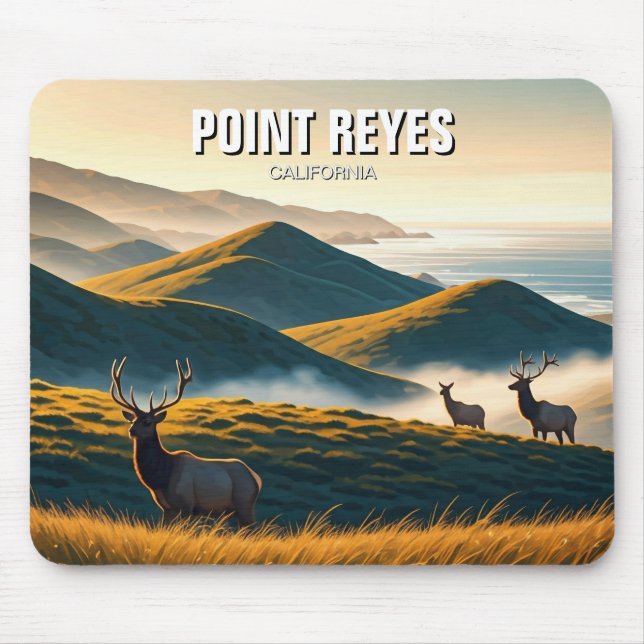 Mousepad Misty Point Reyes - Elk (Frente)