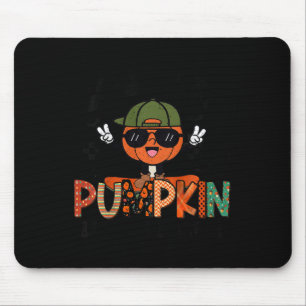 Mousepad Miúdos Pumpkin Mais Fresco No Patch Halloween Boys