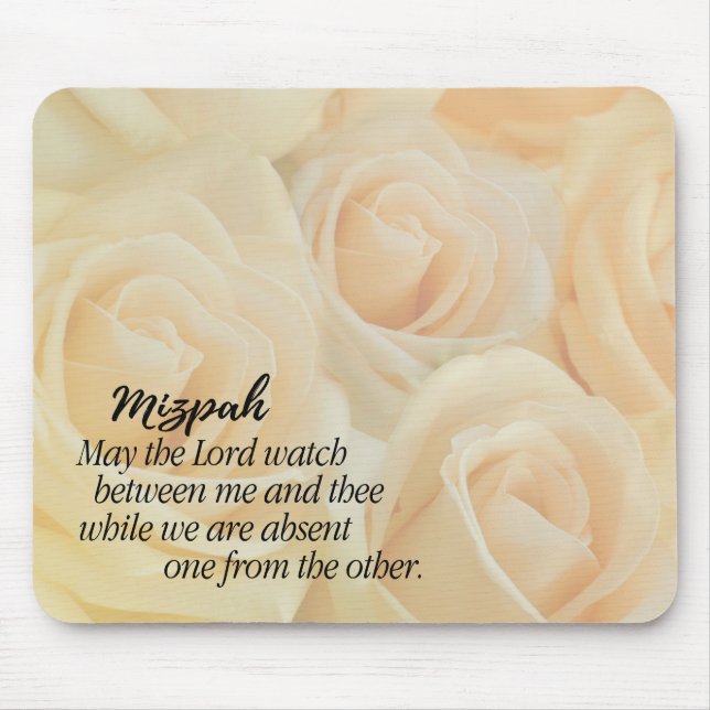 Mousepad Mizpah | Rosas amarelas (Frente)