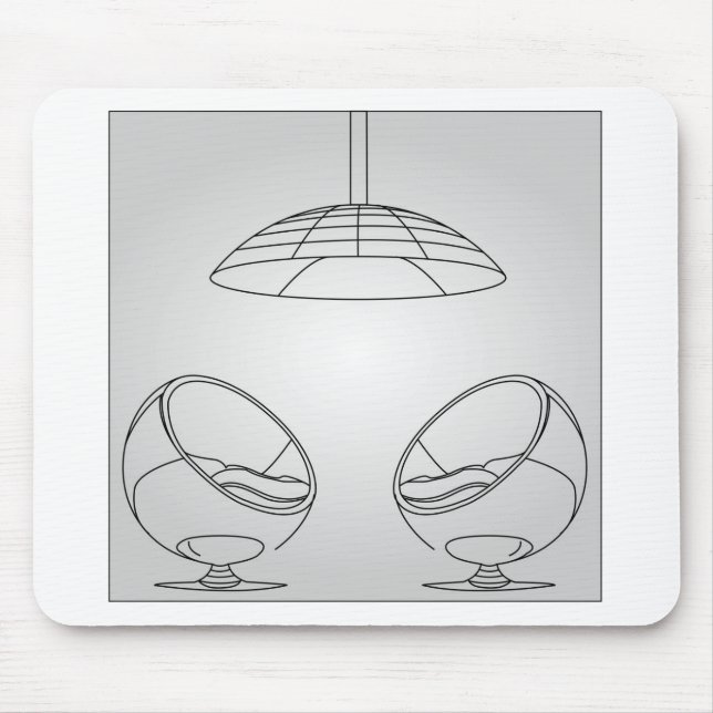 Mousepad mobília interior com iluminação (Frente)