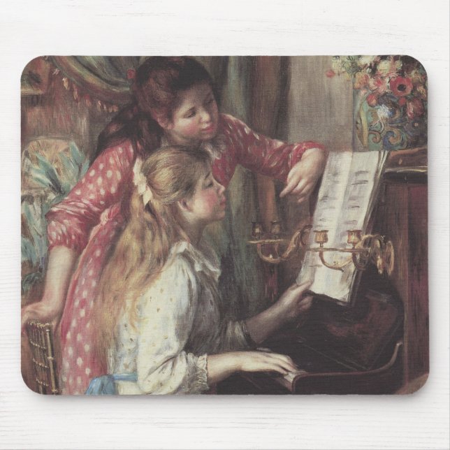 Mousepad Moças ao Piano de Pierre Renoir (Frente)
