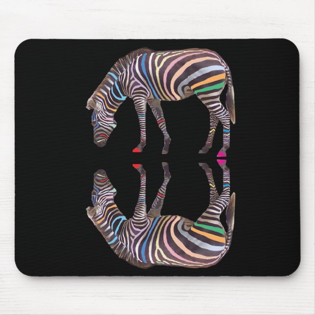 Mousepad Mocinho de Reflexão Zebra (Frente)