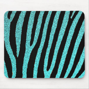 Mousepad Moda de zebra com brilho lacrimogênio