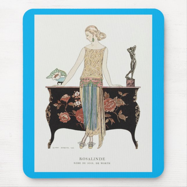 Mousepad Moda George Barbier Art Deco (Frente)