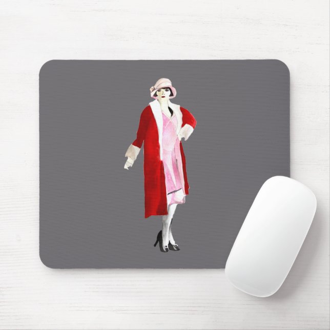 Mousepad Moda vintage com vinte anos (Com mouse)