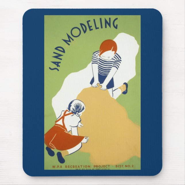 Mousepad Modelagem de areia (Frente)