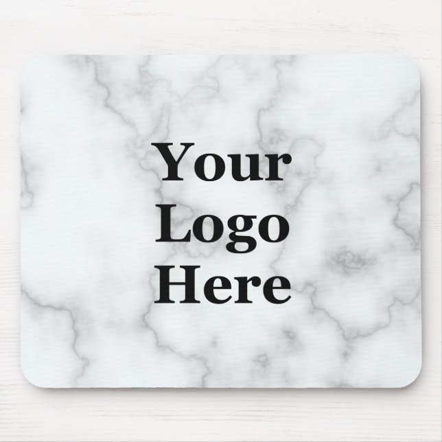 Mousepad Modelo comercial Marble seu logotipo aqui (Frente)