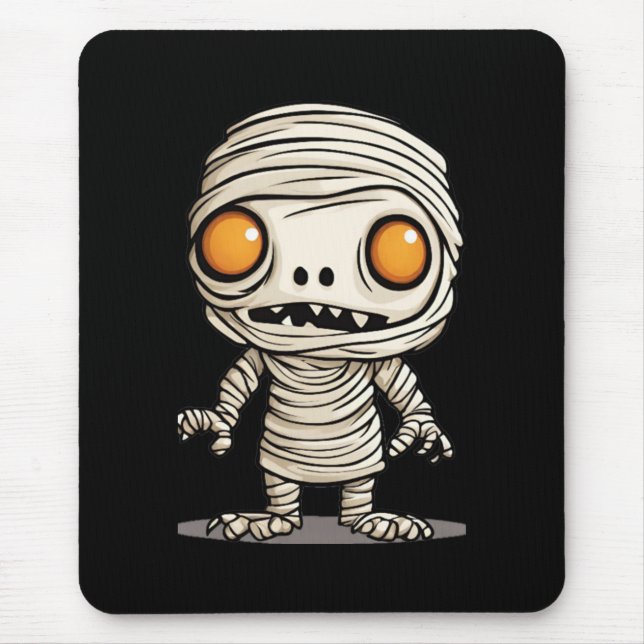 Mousepad Modelo da múmia do Halloween (Frente)