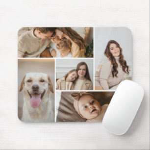 Mousepad modelo de Colagem de Fotografias Personalizado