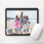 Mousepad modelo de Colagem de Fotografias Personalizado<br><div class="desc">5 Modelo de Colagem de Fotografias Mousepad Personalizado de Ricaso. Adicione suas próprias fotografias a este layout de colagem de excelentes. Projetado com uma foto principal e quatro imagens menores</div>
