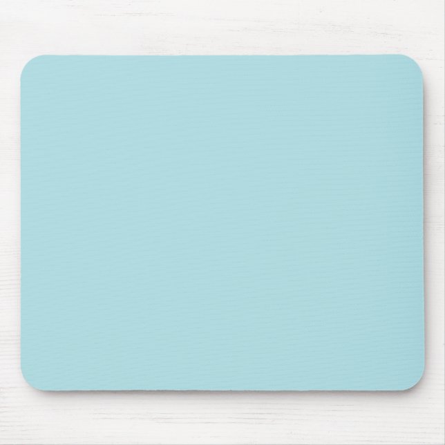 Mousepad Modelo de Design de cor sólida azul do pó (B0E0E6) (Frente)