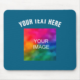 Mousepad Modelo de Foto de Upload de Texto Meninos Crianças