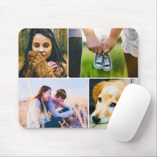 Mousepad Modelo de Fotografia do Pad 4 do Mouse Arredondado