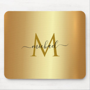 Mousepad Modelo de Inicial de Monograma de Nome Personaliza