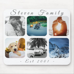 Mousepad Modelo de Script de Nome de Foto Personalizado 6