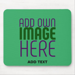 Mousepad MODELO DE TEXTO DE IMAGEM EM VERDE ESmeralda EDITÁ