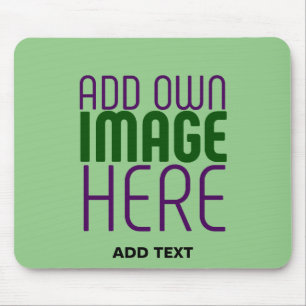 MOUSEPAD MODELO DE TEXTO DE IMAGEM VERDE MINT EDITÁVEL MODE