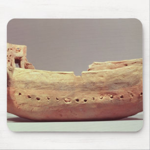 Mousepad Modelo de um barco com uma plataforma de