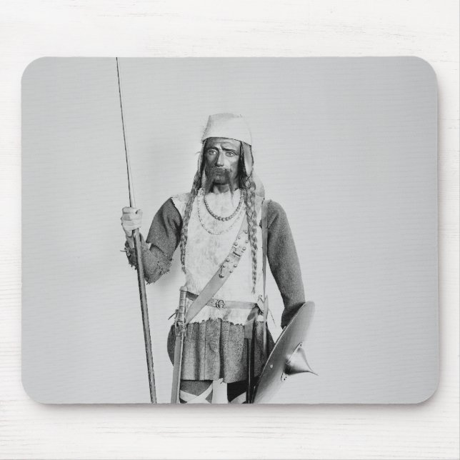 Mousepad Modelo de um guerreiro Frankish (Frente)